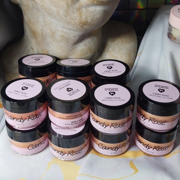 Victoria’s Secret PINK SET OF 2 CANDY ROSE LIP SCRUBS - Picture 5 of 5